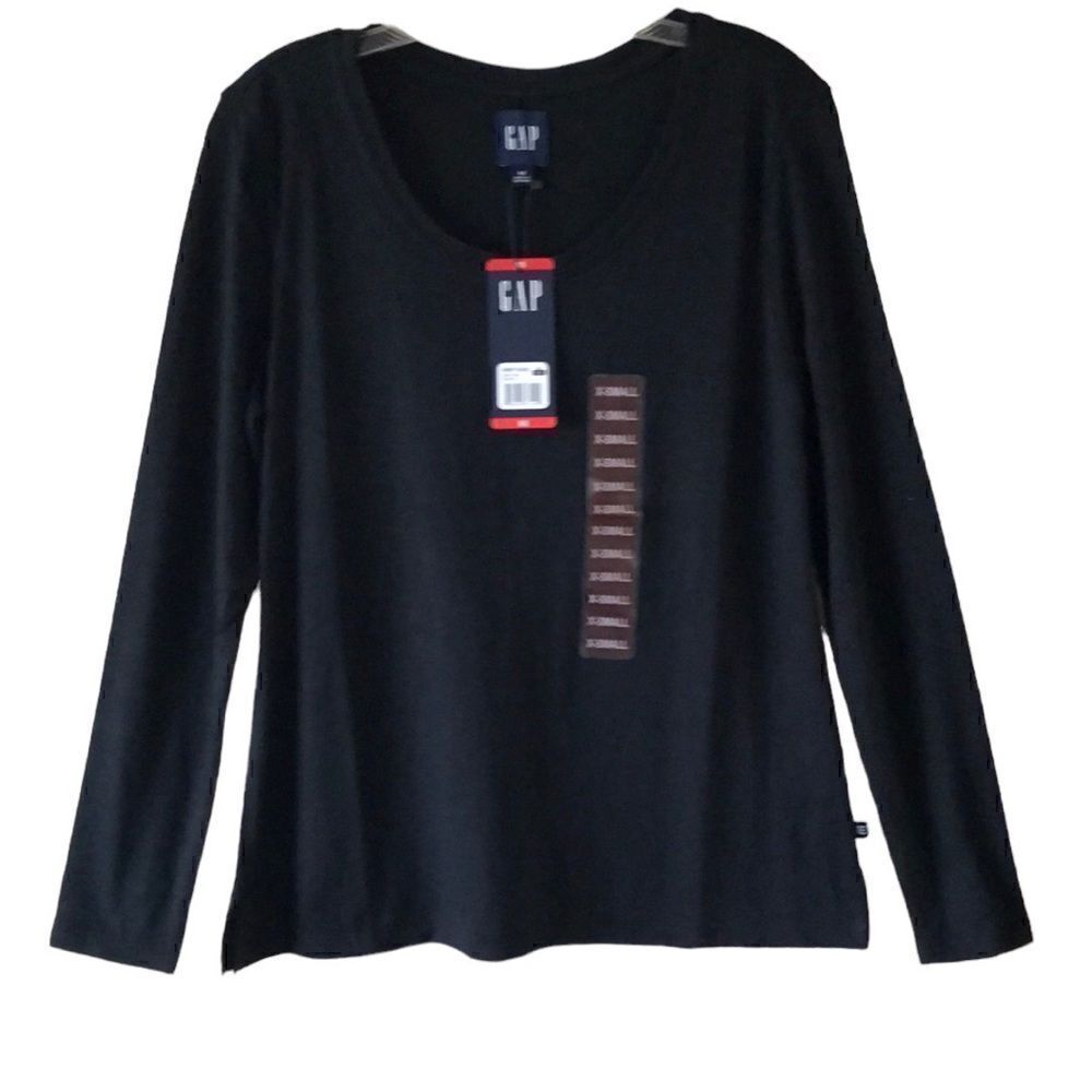 NEW Gap Black Long Sleeve Tee